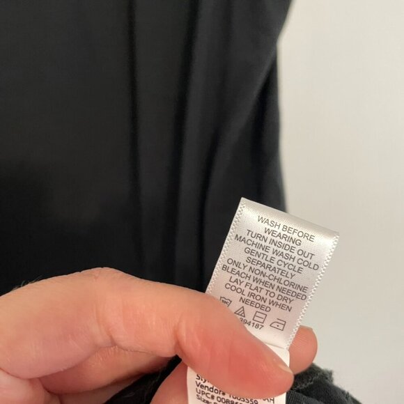 LOGO BY LORI GOLDSTEIN Layers Tank Top with Broomstick Hem Black Polka Dot Mesh - Picture 12 of 16